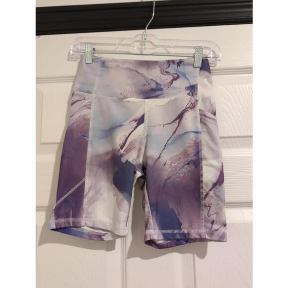 Small purple marble bike short - Picture 1 of 6